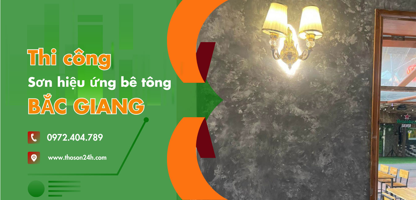 Đơn vị thi công sơn hiệu ứng uy tín tại Bắc Giang